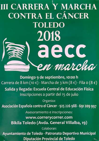 III Carrera AECC Marcha Toledo
