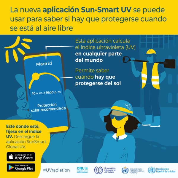 Infografía de la aplicación Sun Smart UV