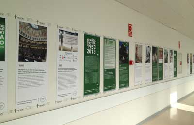 Exposición de fotografía del 60 aniversario de la aecc en el Hospital Infanta Sofía