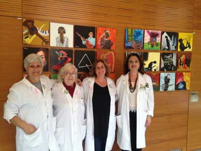 La Escuela de Arte Iona de Rivas-Vaciamadrid expone sus obras en el Hospital Príncipe de Asturias