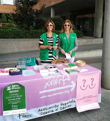 Campaña de prevención del cáncer de mama 2014 en Alcobendas