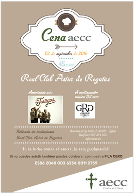 Cena AECC en Real Club Astur de Regatas