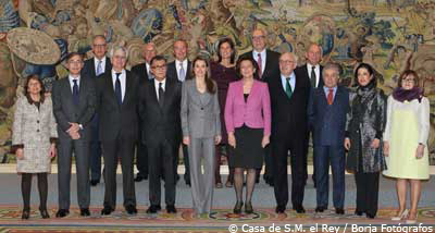 La nueva Junta Directiva de la aecc ha sido recibida en audiencia por la Princesa de Asturias