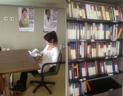 El voluntariado de la aecc en El Hospital Gomez Ulla abre una biblioteca en la planta de oncología