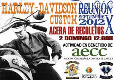 Reunión Harley Davidson en Valladolid