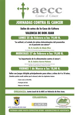 Jornadas contra el cáncer en Valencia de Don Juan - León