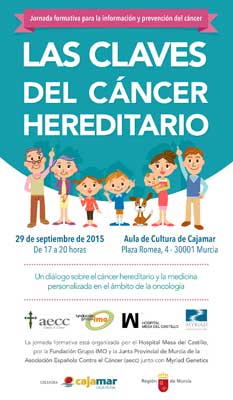 Jornada informativa sobre el cáncer hereditario y el consejo genético