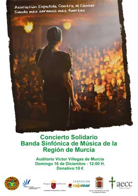 Concierto solidario aecc Murcia