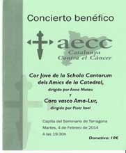 concierto benéfico aecc Tarragona