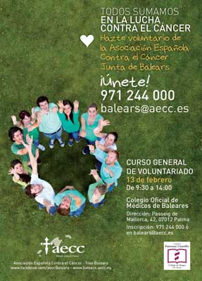 Curso general de voluntariado aecc Baleares