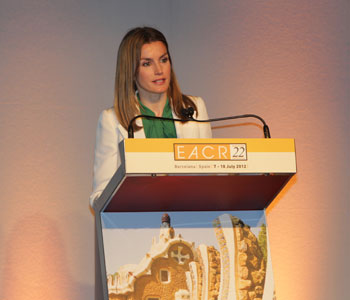 SAR la Princesa de Asturias en el Congreso de EACR