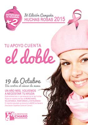 4º Edición de La Campaña Huchas Rosas contra el Cáncer de Mama del Grupo Alimentación Charo