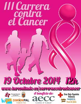 III Carrera contra el cáncer en Palencia