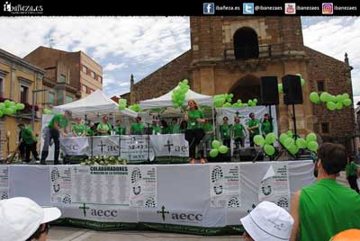 La gran marea verde inunda la ciudad, IX Marcha de la Esperanza contra el cáncer