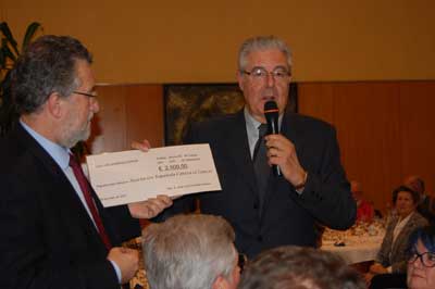 José Luis González nos dona 2500 Euros de su jubilación