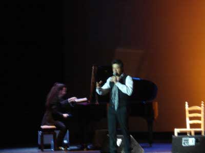 Juan Valderrama en concierto