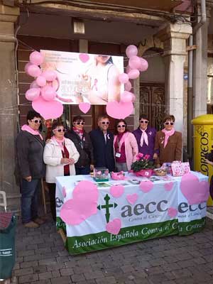 Día contra el cáncer de mama en La Bañeza 2013 