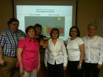 Conferencia sobre la Prevención del cáncer de Piel y Protección solar a la Junta Local de Mejorada del Campo