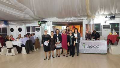 La AECC de Mejorada del Campo reunió a 190 comensales en su XIV Cena Solidaria