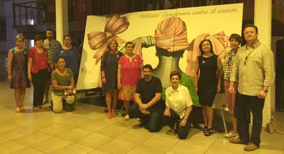 La junta local de La Bañeza presento el mural “Yo puedo”