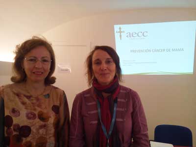 Conferencia sobre la prevención del cáncer de mama en el Palacio Real.