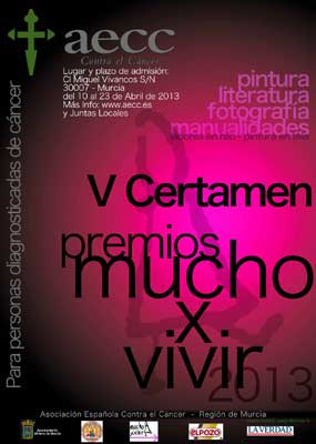 V Certamen Premios Mucho x Vivir aecc Murcia