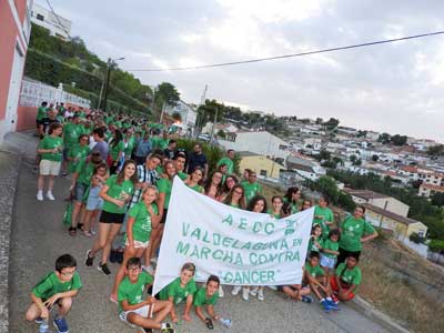 Más de 200 participantes en la III Marcha contra el Cáncer de Valdelaguna
