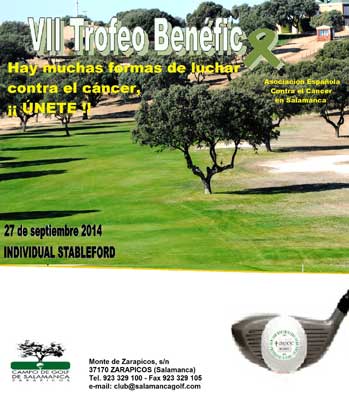 VII Trofeo de Golf a favor de aecc Salamanca