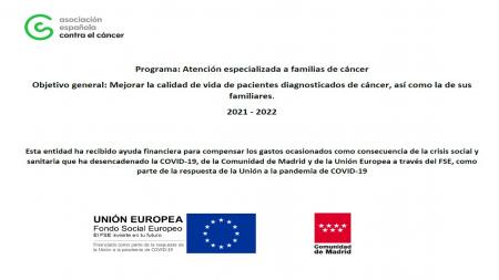 Programa de atención especializada a familias de cáncer